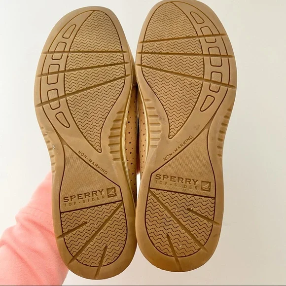 Sperry Gold Boat Top Slider Shoes - Picture 6 of 8